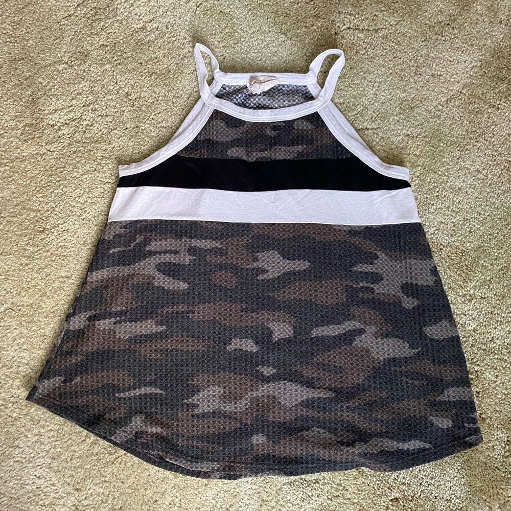 Camo tank top